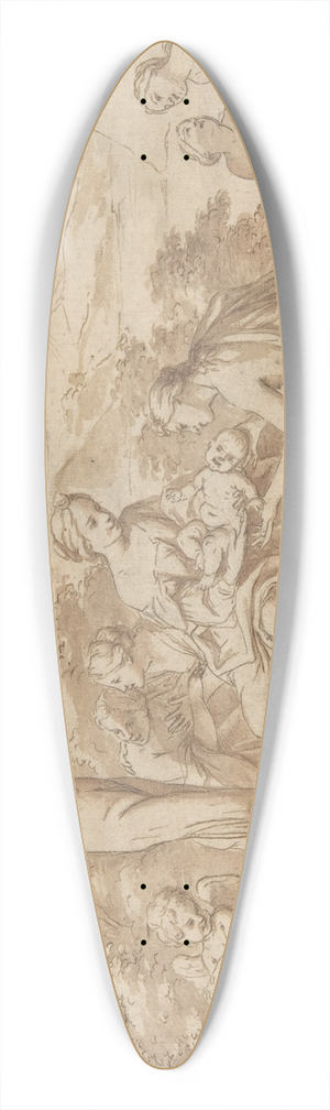 Marcantonio Franceschini - The Birth of Adonis 39.3 inch art pintail longboard deck Marcantonio Franceschini - The Birth of Adonis 39.3 inch art pintail longboard deck