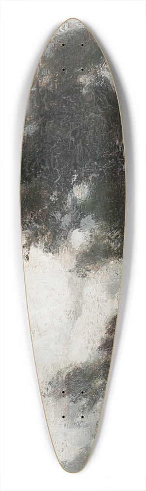 Marc-Aurle de Foy Suzor-Ct - A September Breeze, Grey Day 39.3 inch art pintail longboard deck