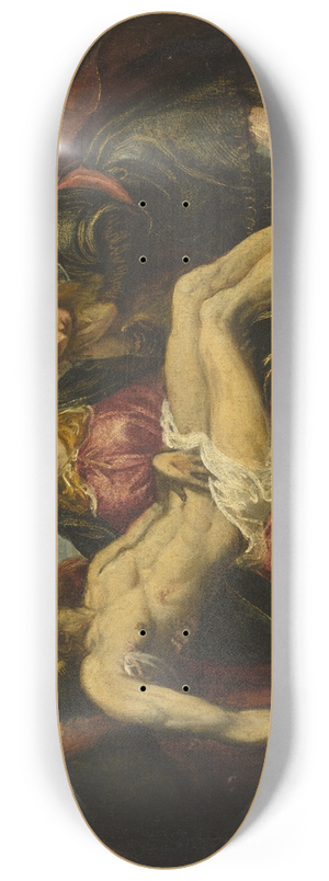 Circle of Tintoretto - Lamentation 8.25 inch art skate deck