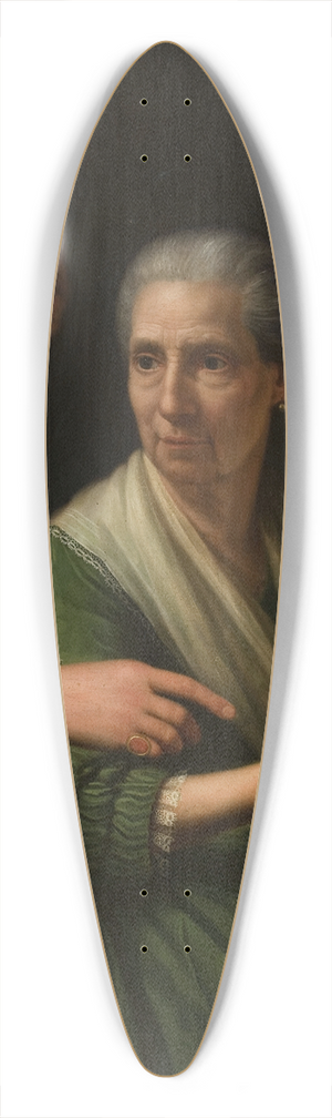 Marcello Bacciarelli - Portrait of Marcello Bacciarellis mother and brother 39.3 inch art pintail longboard deck