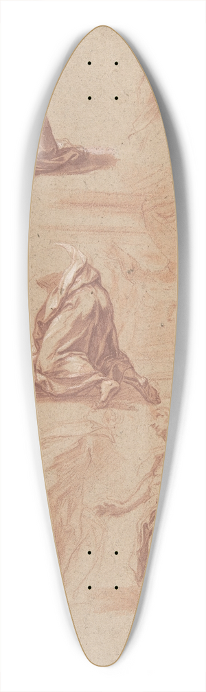 Marco Benefial - Figural Studies 39.3 inch art pintail longboard deck