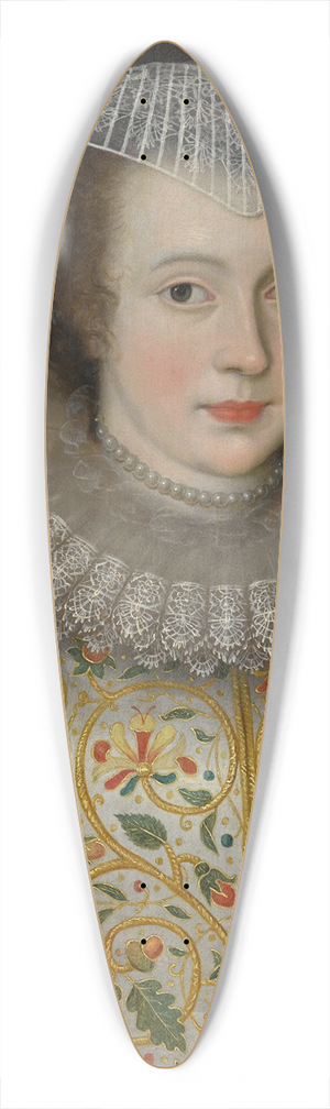Marcus Gheeraerts the Younger - Frances Bell, Lady Dering 39.3 inch art pintail longboard deck