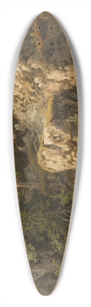 Marcus Larson - Stony Forest 39.3 inch art pintail longboard deck
