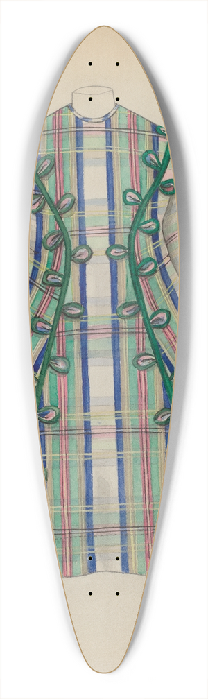 Margaret Concha - Childs Dress 39.3 inch art pintail longboard deck