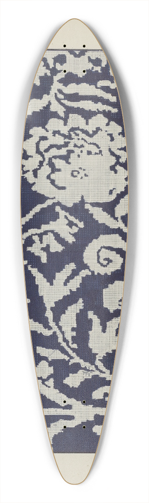 Margaret Linsley - Coverlet 39.3 inch art pintail longboard deck