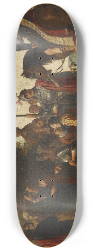 Claes Cornelisz. Moeyaert - Christ with the Centurion 8.25 inch art skate deck
