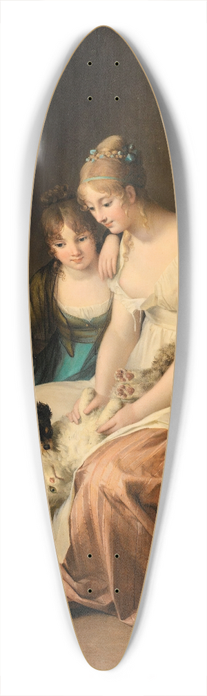 Marguerite Grard - La toilette de minette 39.3 inch art pintail longboard deck