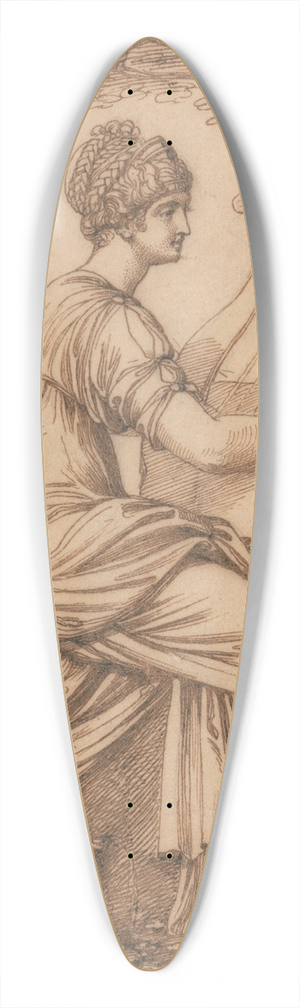 Maria Cosway - Sappho 39.3 inch art pintail longboard deck