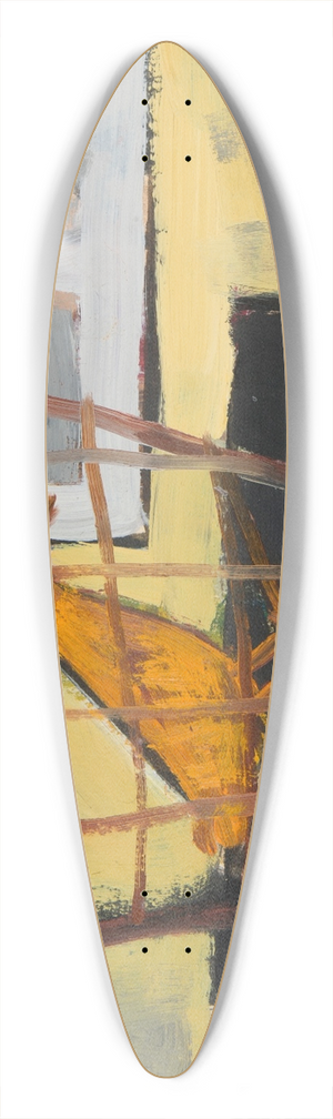 Marian Kopf - Ptaki 39.3 inch art pintail longboard deck