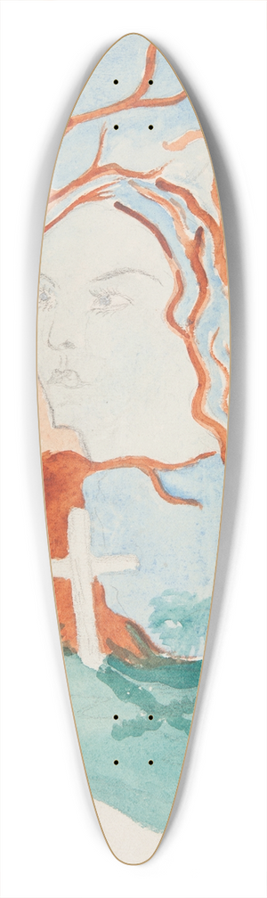 Marian Kopf - Zjawa 39.3 inch art pintail longboard deck