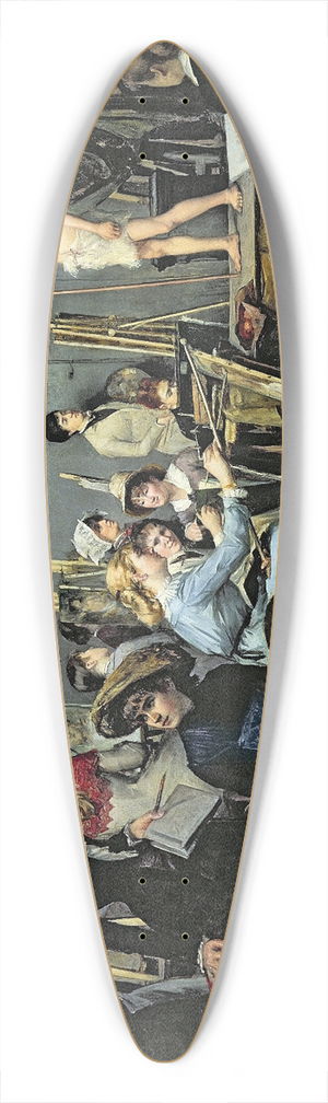 Marie Bashkirtseff - In The Studio 39.3 inch art pintail longboard deck