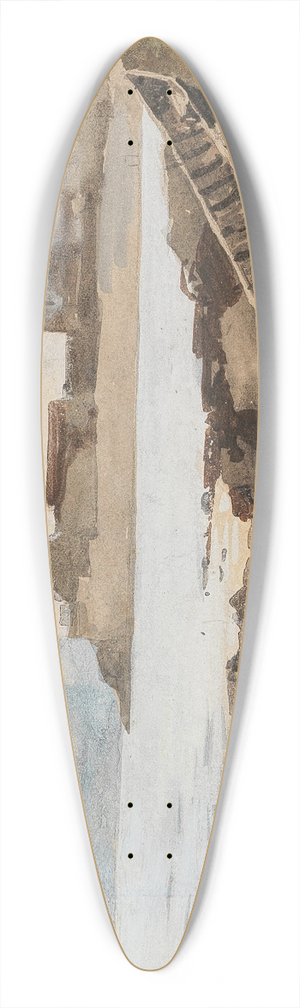 Marie Egner - Arbe 39.3 inch art pintail longboard deck