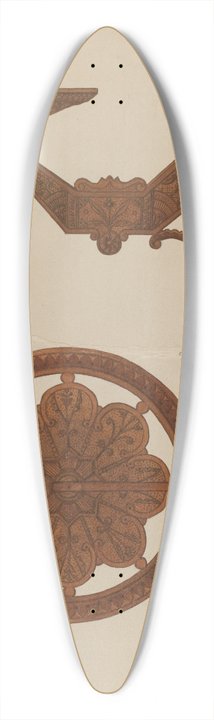 Marie Famularo - Lamp Bracket 39.3 inch art pintail longboard deck