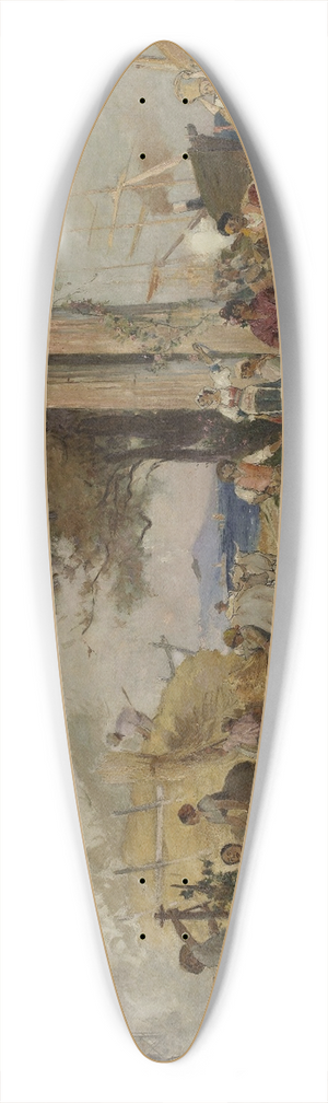 Marie Flix Hippolyte-Lucas - Lactivit commerciale en Europe 39.3 inch art pintail longboard deck