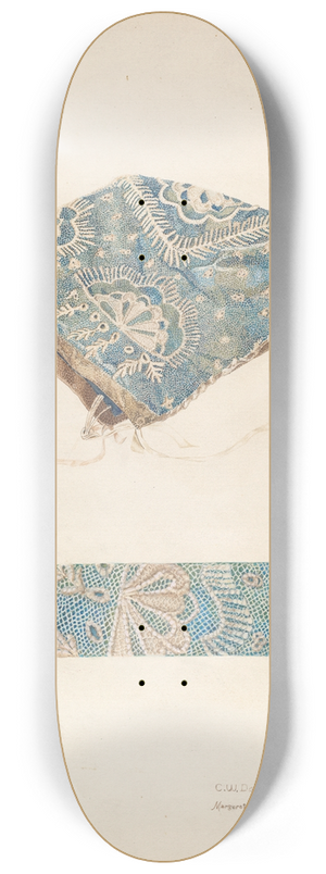 Clarence W. Dawson - Babys Hood 8.25 inch art skate deck