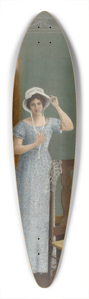 Marietta Minnigerode Andrews - Figure of aWoman 39.3 inch art pintail longboard deck