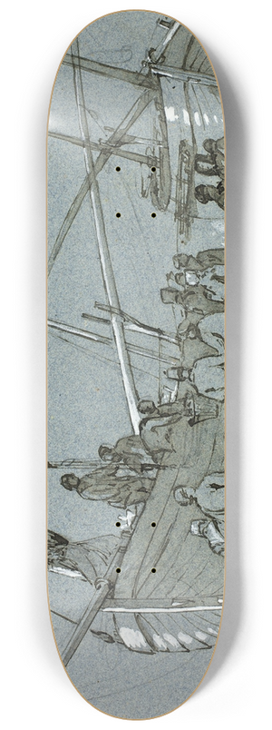 Clarkson Stanfield - Entretat 8.25 inch art skate deck Clarkson Stanfield - Entretat 8.25 inch art skate deck