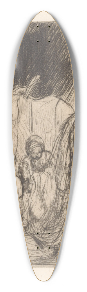Marius Bauer - Pasja 39.3 inch art pintail longboard deck