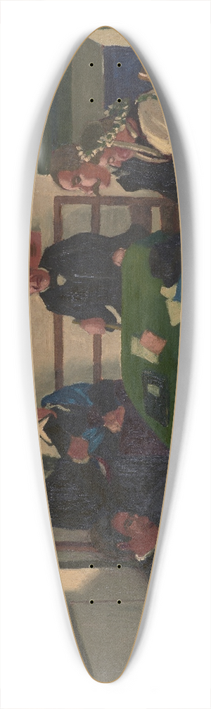 Marius Borgeaud - Breton Marriage 39.3 inch art pintail longboard deck Marius Borgeaud - Breton Marriage 39.3 inch art pintail longboard deck