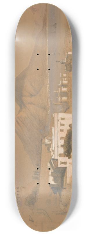 Clarkson Stanfield - Vesuvius in Eruption 8.25 inch art skate deck
