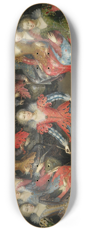 Claude Druet - An Allegory Of Love 8.25 inch art skate deck