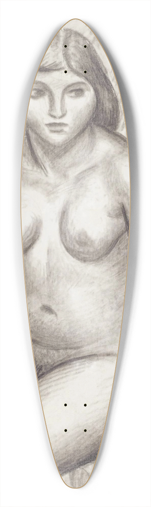 Mark Gertler - Female nude 39.3 inch art pintail longboard deck