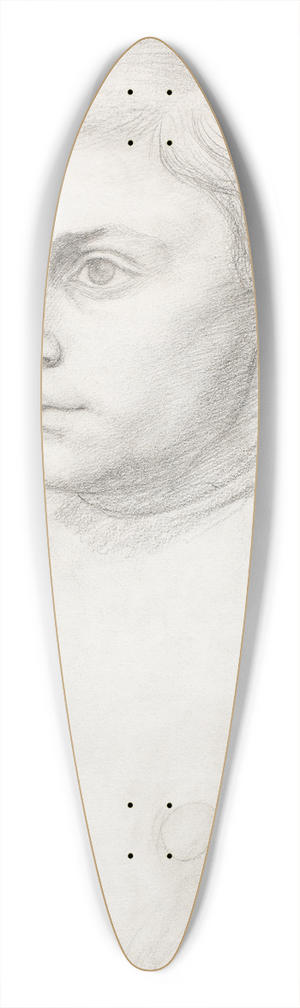 Mark Gertler - Study of May Berlinsky 39.3 inch art pintail longboard deck