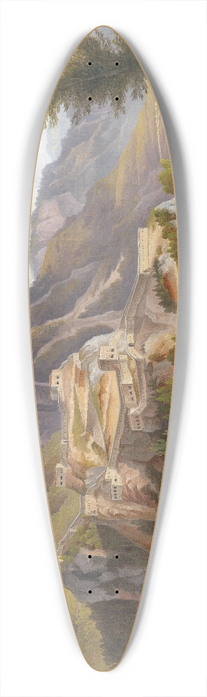 Marko Pernhart - View of Malborghetto 39.3 inch art pintail longboard deck Marko Pernhart - View of Malborghetto 39.3 inch art pintail longboard deck