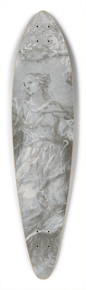 Martin Johann Schmidt - Die Heilige Margarethe auf dem Drachen, von zwei Engeln gekrnt 39.3 inch art pintail longboard deck
