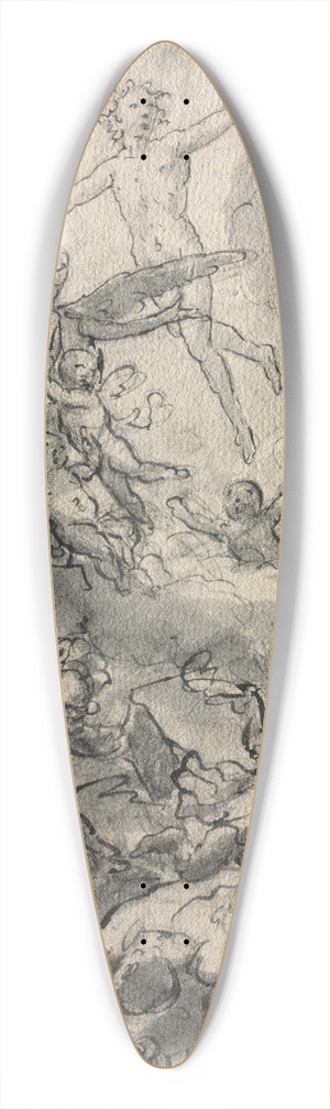 Martin Johann Schmidt - The Resurrection 39.3 inch art pintail longboard deck