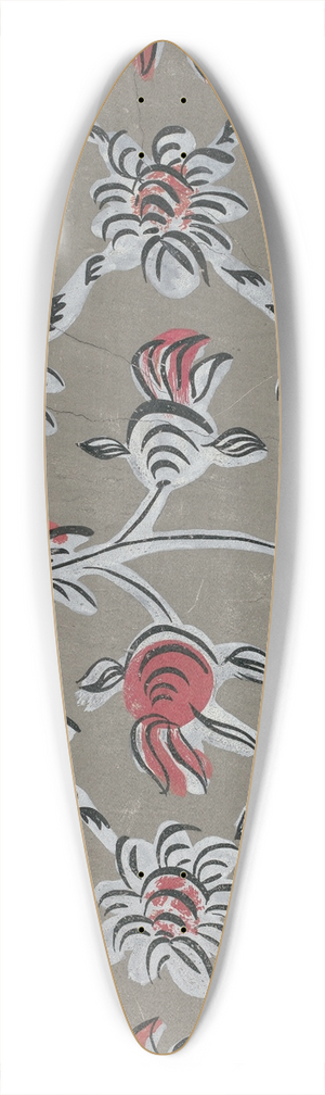 Martin Partyka - Hand-Painted Wall 39.3 inch art pintail longboard deck
