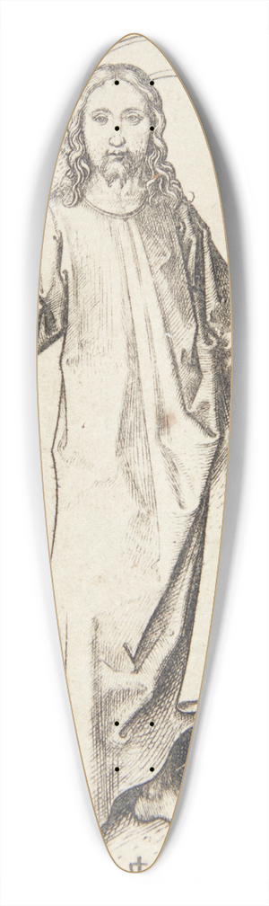 Martin Schongauer - Den velsignende Kristus 39.3 inch art pintail longboard deck