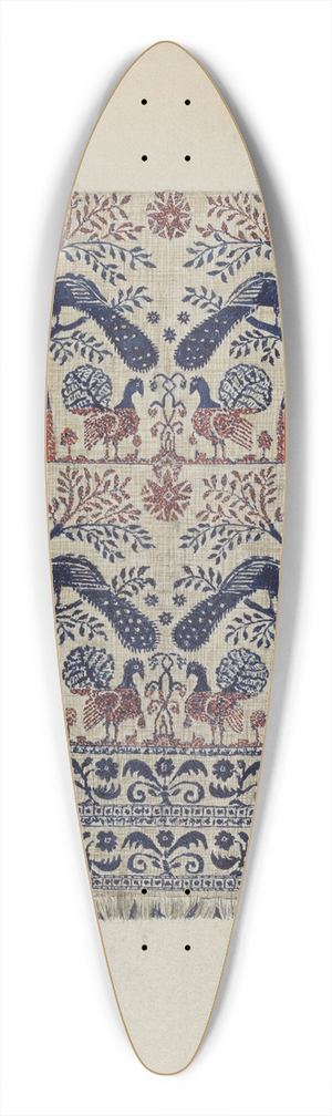 Mary Berner - Woven Coverlet 39.3 inch art pintail longboard deck