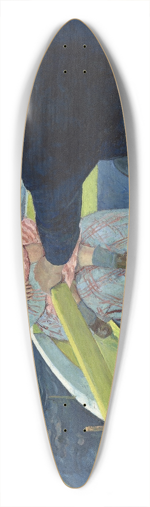 Mary Cassatt - The Boating Party 39.3 inch art pintail longboard deck