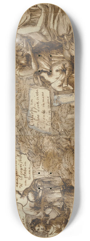 Claude Lorrain - Apollo and the Muses 8.25 inch art skate deck
