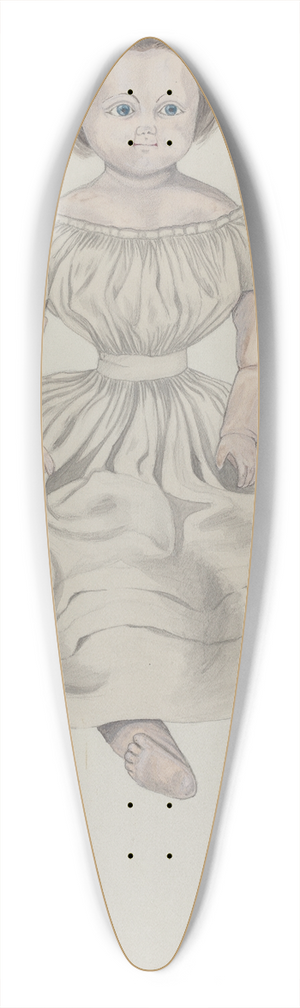 Mary E. Humes - Wax Doll 39.3 inch art pintail longboard deck