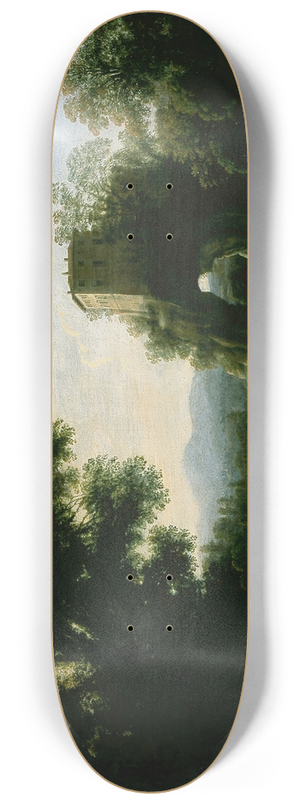 Claude Lorrain - Pastoral Landscape 8.25 inch art skate deck