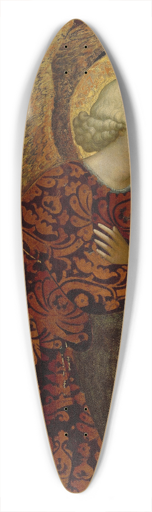 Masolino da Panicale - The Archangel Gabriel 39.3 inch art pintail longboard deck