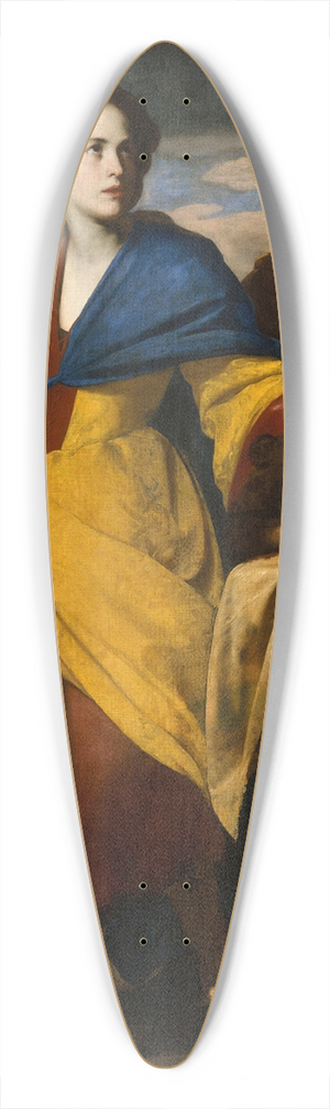 Massimo Stanzione - Judith with the Head of Holofernes 39.3 inch art pintail longboard deck