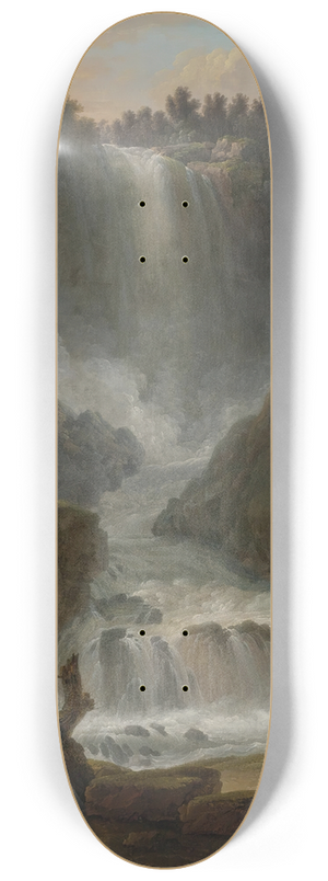 Claude-Louis Chtelet - View Of The Cascade Del Marmore Near Terni 8.25 inch art skate deck