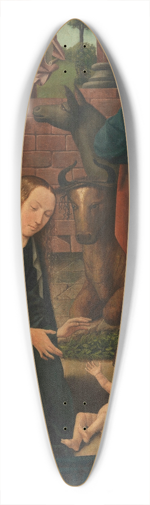 Master of Frankfurt - The Nativity 39.3 inch art pintail longboard deck