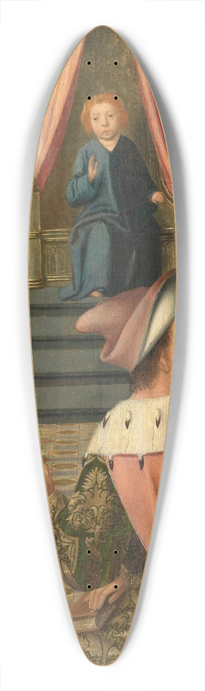 Master of Hoogstraeten - Christs Dispute with the Doctors 39.3 inch art pintail longboard deck