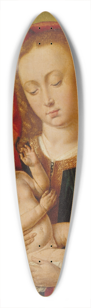 Master of Saint Giles - Virgin and Child with a Dragonfly 39.3 inch art pintail longboard deck