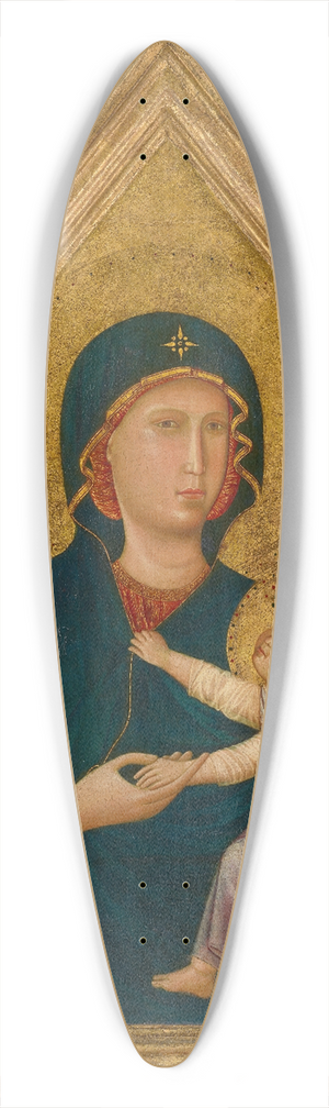 Master of St. Cecilia - Madonna and Child 39.3 inch art pintail longboard deck