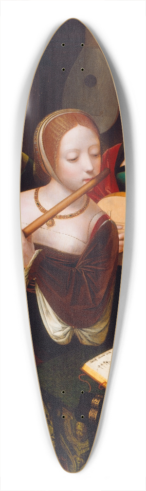 Master of the Female Half-Lengths - Three Musicians 39.3 inch art pintail longboard deck