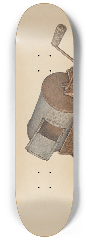 Claude Marshall - Coffee Roaster 8.25 inch art skate deck