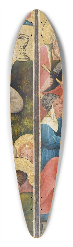 Master Of The Middle Rhine - Agony in the Garden and Arrest of Christ 39.3 inch art pintail longboard deck