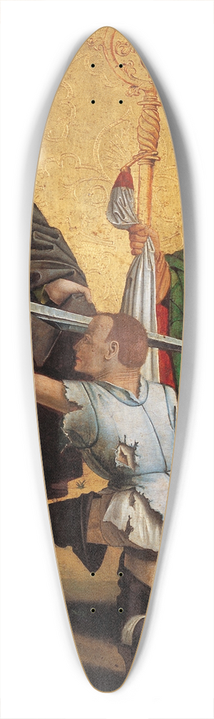 Master of Uttenheim - St Martin of Tours and St Nicholas of Bari 39.3 inch art pintail longboard deck
