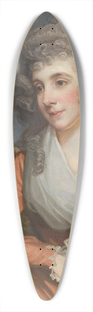 Mather Brown - A Portrait Of Mrs Mary Livius 39.3 inch art pintail longboard deck