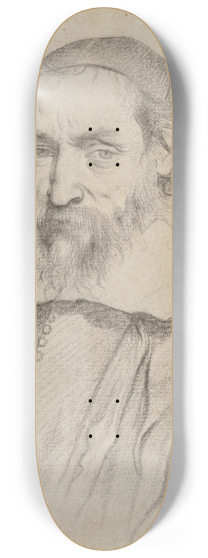 Claude Mellan - Portrait of Nicolas-Claude Fabri de Peiresc 8.25 inch art skate deck